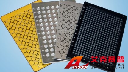 HTS-XT 中可以使用不同類型的可重復(fù)使用、易于清潔的微孔板。