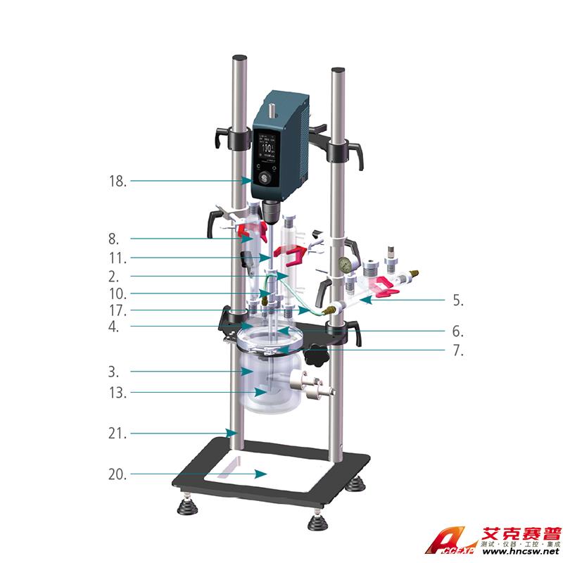 JULABO優(yōu)萊博 2000ml壓力反應(yīng)釜， JRS-6438-250
