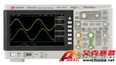 keysight是德 DSOX1102A 示波器：70/100 MHz，2 個(gè)模擬通道