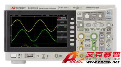 keysight是德 DSOX1102G 示波器：70/100 MHz，2 個(gè)模擬通道