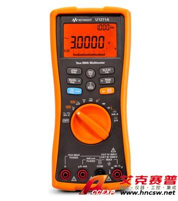 keysight是德 U1271A 手持式數(shù)字萬用表，4位半，IP54