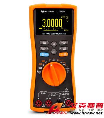 keysight是德 U1273A 手持式數(shù)字萬用表，4位半，IP54，OLED 顯